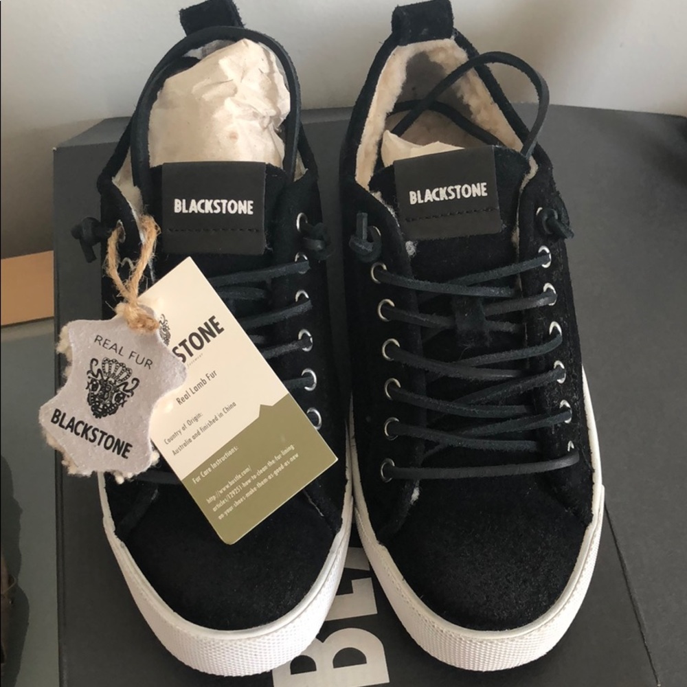 Black stone low top sneaker